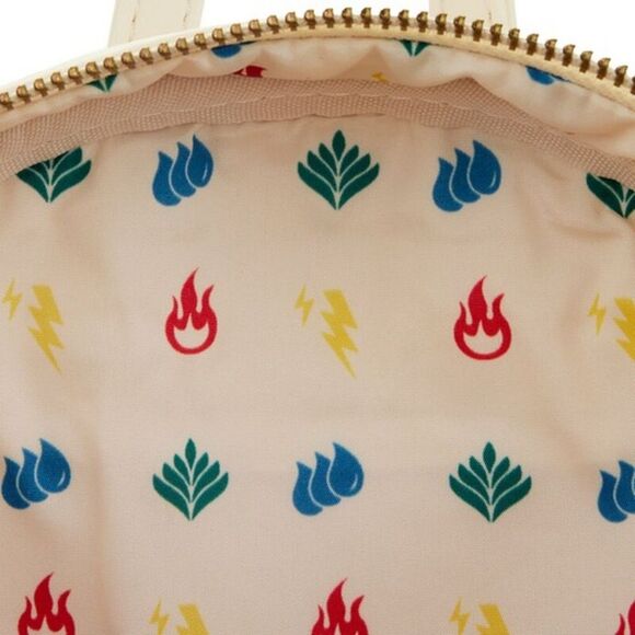 NWT Loungefly x Pokémon | Elements Triple Pocket Starters Colorful Mini Backpack - Picture 5 of 12